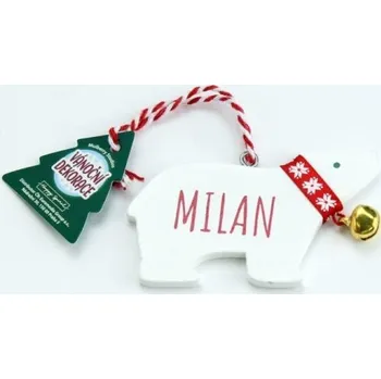 Vánoční dekorace Vánoční dekorace lední medvěd MILAN - neuveden