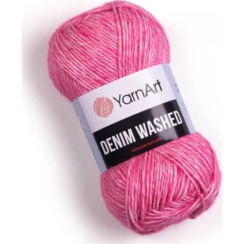 YarnArt Denim Washed denim: Denim Washed 905 tmavě růžová +doprava zdarma při nákupu nad 1990 Kč+dárek zdarma