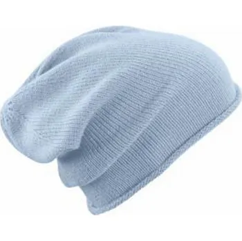 Čepice Daiber - čepice Čepice Roll-Up Beanie Barva: Modrá světlá