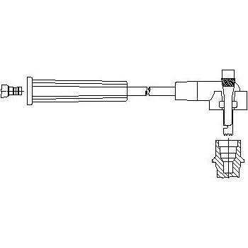 Zapalovací kabel zapalovací kabel, , 1037294, 6486347, 6831204, BREMI, 860/60