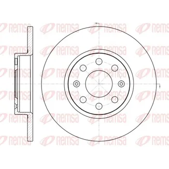 Brzdový kotouč Brzdový kotouč REMSA 61209.00