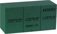 Oasis Florex eco aranžovací hmota 20 x 10 x 7,5 cm zelená