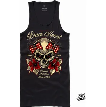 Dámské Tílko BLACK HEART ARIELLA Barva: Černá, Velikost: S