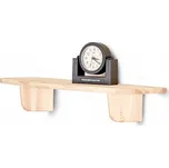ČistéDřevo Dřevěná nástěnná police 60 cm