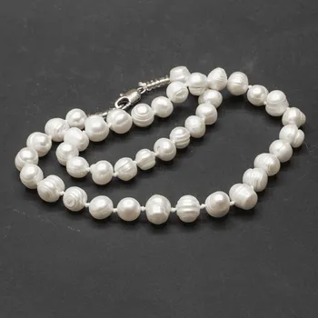 Náhrdelník Milujeme Kameny Perla bílá - náhrdelník kulička NAKK23 112 cm 367185