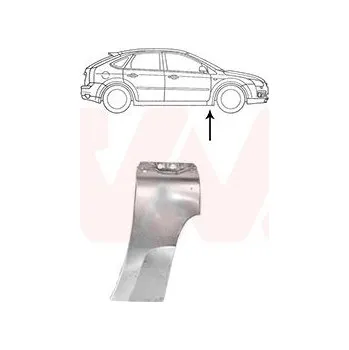 Blatník karosérie Blatník VAN WEZEL 1863156