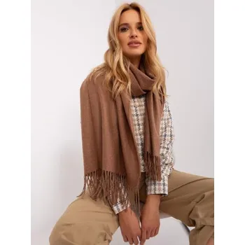 Šátek Dámská šála PLETEA hnědá