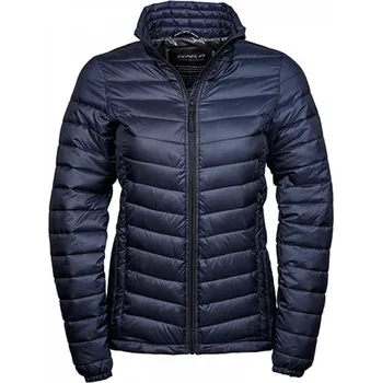 Dámský kabát Tee Jays Zimní prošívaná slim-fit bunda Zepelin do větru i deště Barva: modrá námořní, Velikost: S TJ9631