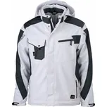 Daiber Pánská zimní bunda Craftsmen Softshell JN824 Barva: Bílá - Carbon, Velikost: M