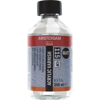 Speciální výtvarná barva AMSTERDAM Závěrečný lak pro olej a akryl - matný 250 ml
