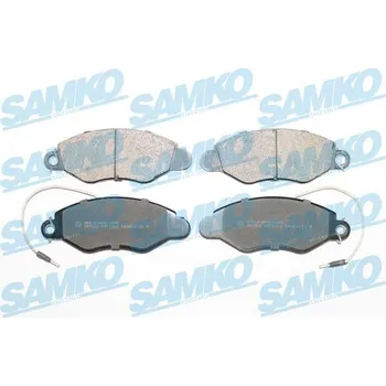 Brzdová destička Sada brzdových destiček, kotoučová brzda SAMKO 5SP1663