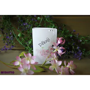 Mýdlo Mýdlové dárkové psaníčko - Děkuji