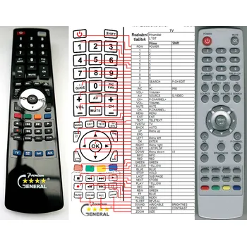 Dálkový ovladač HYUNDAI W6023-0347-0011 - kompatibilní značkový dálkový ovladač General