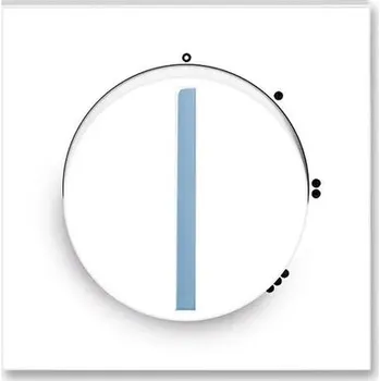 vypínač 3294M-A00170 41 Kryt spínače s otočným ovladačem (pro 3stupňový spínač), bílá/ledová modrá, ABB Neo