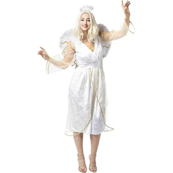 Karnevalový kostým Funiglobal - Plus size deluxe kostým anděl pro ženy - XL