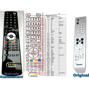 Dálkový ovladač SAMSUNG AH59-01951J - kompatibilní značkový dálkový ovladač General