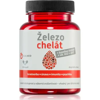 Galmed Železo chelát/vitamin B9/B12/C…