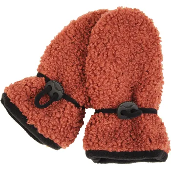 Rukavice vínové teddy rukavičky