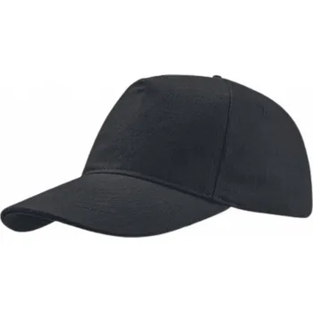 Kšiltovka Atlantis 5 panelová baseballová čepice Liberty Buckle s mosaznou přezkou Barva: Černá AT501