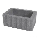 DITON Svahová tvárnice QUADRA Velikost: 60 × 40 × 25, Varianta: Svahová tvárnice Quadra velká přírodní, Povrch: hrubozrnný