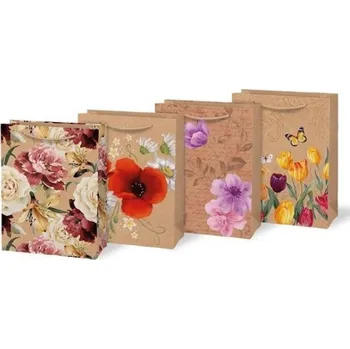 Dárková taška Taška MFP dárková M KRAFT mix č. 3 190x250x90