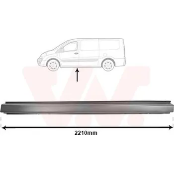Prah karosérie Nástupní panel VAN WEZEL 1612101