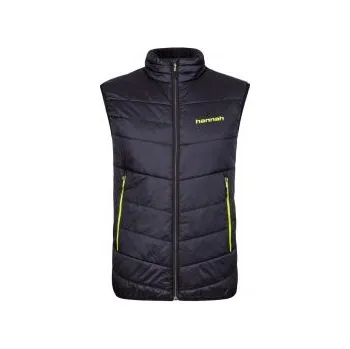 Pánská vesta Hannah CEED VEST anthracite L; Černá vesta + DÁREK DLE VÝBĚRU!