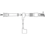 zapalovací kabel, , 1717375, BREMI, 125/90