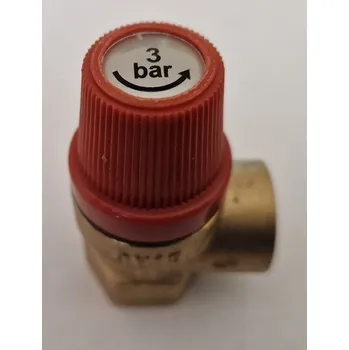 Ventil Pojistný ventil DN 1/2" otevírací tlak 3 bary