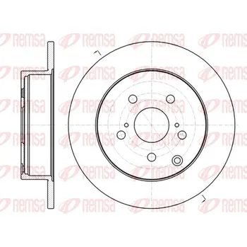 Brzdový kotouč Brzdový kotouč REMSA 61350.00