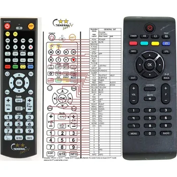 HYUNDAI RC-DTR240 - kompatibilní značkový dálkový ovladač General