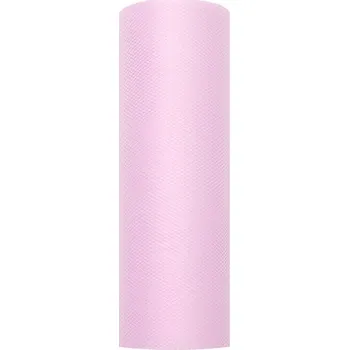 Svatební dekorace Tyl, světle růžová, 0,15x9m