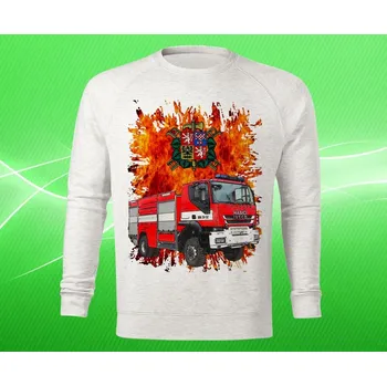 Pánská mikina mikina hasiči IVECO TRAKKER 4x4 dámská XL