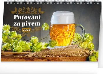 Kalendář Presco Group Stolní kalendář Putování za pivem 2024