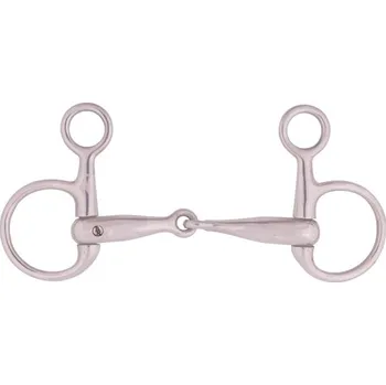 Udidlo pro koně Baucher udidlo BR jednoduché plné nerez 16mm 13,5cm