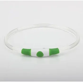 Obojek pro psa Reedog LED dobíjecí svítící obojek pro psy a kočky - zelená