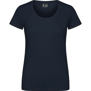 Dámské tričko EXCD by Promodoro Žensky vypasované pracovní tričko se zdvojenými švy ideální na výšivku Barva: Modrá námořní tmavá, Velikost: 3XL CD3075