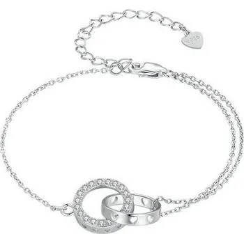 Náramek For Silver Náramek Dvojitý kruh - Stříbro 925