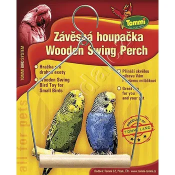 Hračka pro ptáka Tommi Houpačka malá 10 x 11 cm