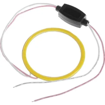 LED páska COB LED kroužek průměr 75mm Červená