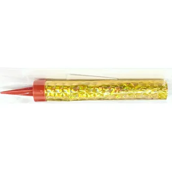 Jedlá dekorace na dort Dortová fontána zlatá 10cm