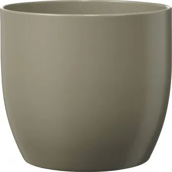 Keramický květináč Basel matný 16 cm světle šedý (137803 059 0069/0016/1851 sv.šedý obal)