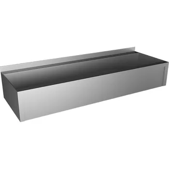 Odvodňovací žlab Sanela Nerezový žlab hranatý opláštěný, délka 1250 mm, AISI-316L SLUN 10PL