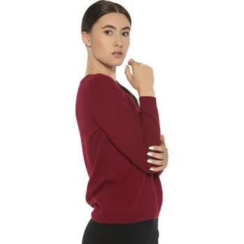 Dámský svetr Duuree.cz Kašmírový svetr Lily Barva: Bordó, Velikost: L