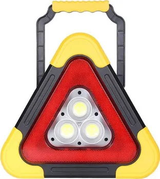 Výstražný trojúhelník LED výstražný trojúhelník s powerbankou a solárním panelem