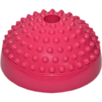 podložka na cvičení Ledraplastic - Multiactiv stone balanční kopule 1 ks Růžová