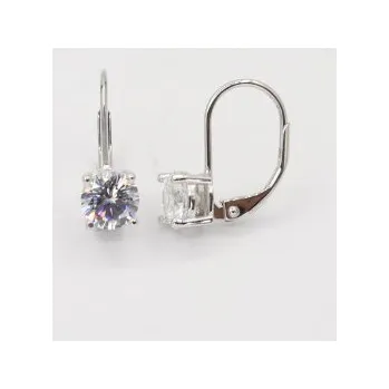 Náušnice Stříbrné náušnice s klasickým zapínáním