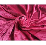 Prostěradlo MIKROFLANEL MyHOUSE 90x200cm, vínové