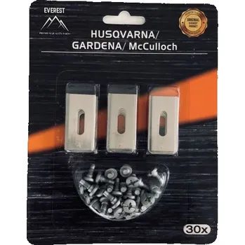 Sekačka NŮŽ ROBOTICKÝCH SEKAČEK HQ GARDENA 35mm NEW - SADA 30 ks (náhr. orig. č. 535138701, 535138702, 535138801, 505127801, 505127802, 535138702, 535138802, 577606402, 577864602, 577606502, 577606504, 577606602, 577606603, 577864401, 577606505, 595084402, 84610,