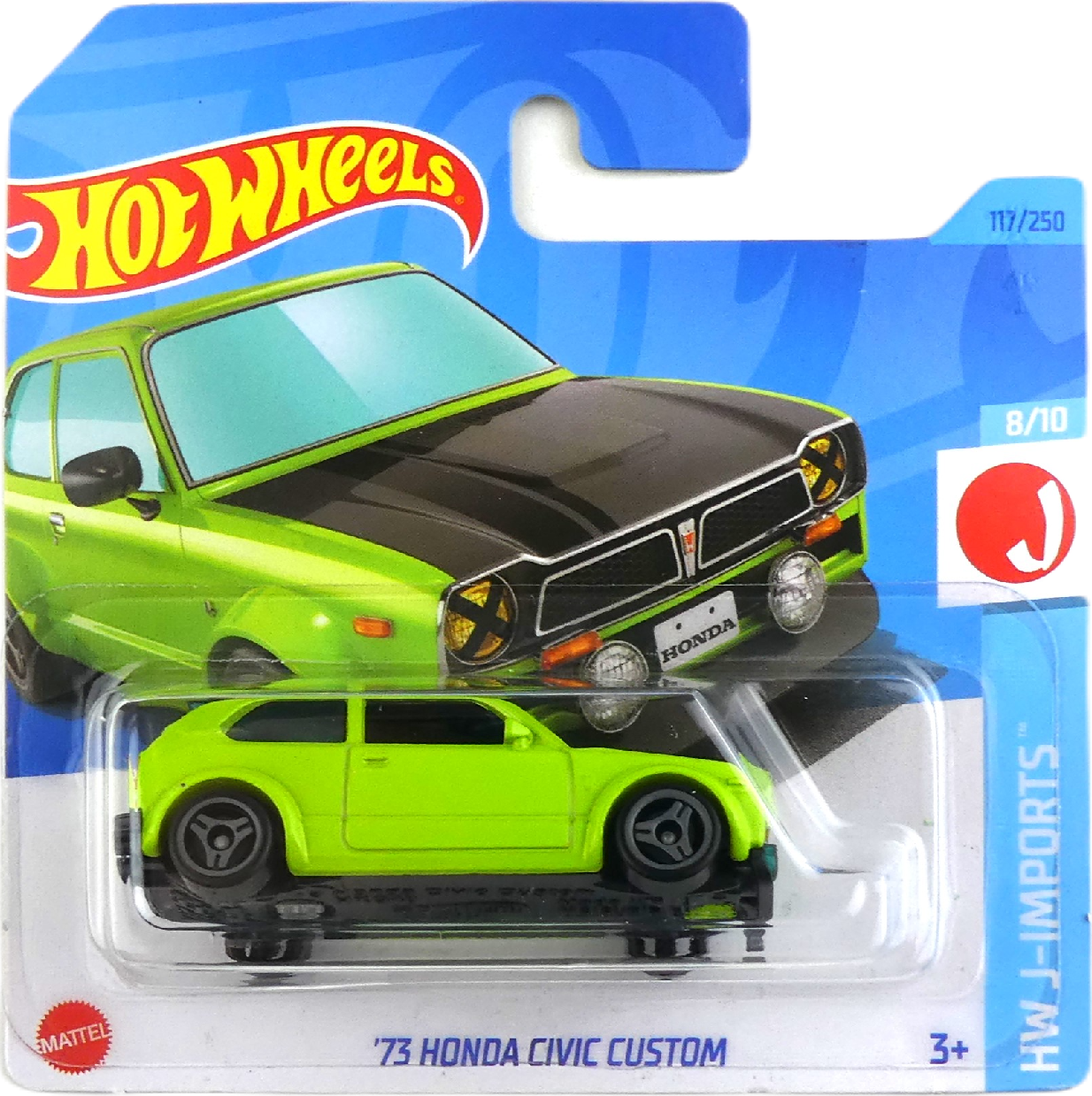 Hot Wheels '73 Honda Civic Custom Green